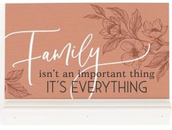 656200523704 Family Isnt An Important Thing Its Everything Ornate Decor