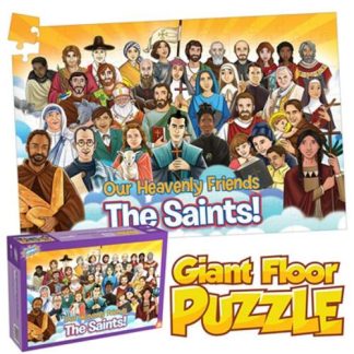 727985019574 Saints Floor Puzzle