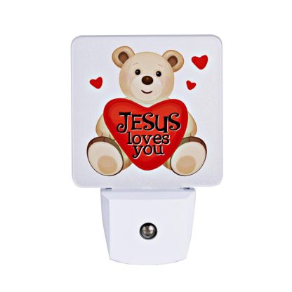 737682021305 Jesus Loves You Bear Nightlight