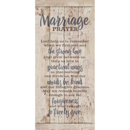 737682088049 Marriage Prayer (Plaque)