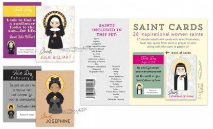 7426842715880 Saint Cards : 28 Inspirational Women Saints