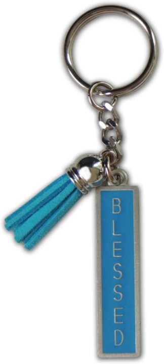 785525308229 Blessed Keychain With Tassel