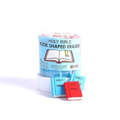 788200524556 Holy Bible Book Shaped Eraser Pack Of 36