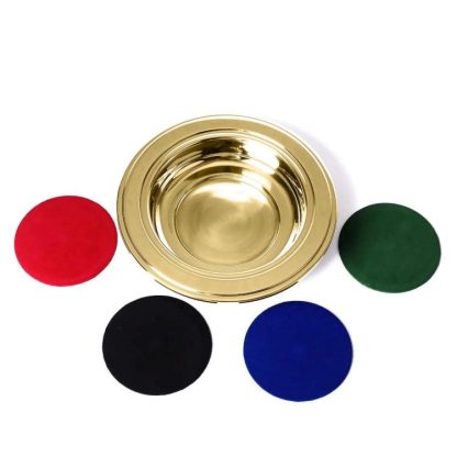 788200565603 Offering Plate With 4 Assorted Color Magnetic Velour Pad Inserts