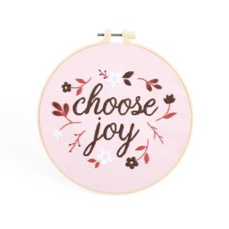 788200603121 Embroidery Kit Choose Joy