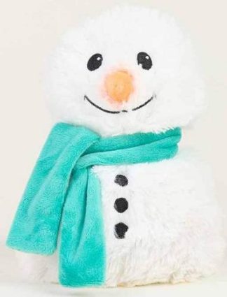 810158264052 Warmies Green Scarf Snowman Junior