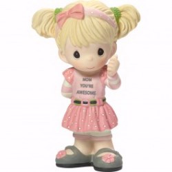 842181105804 Mom Youre Awesome Girl (Figurine)