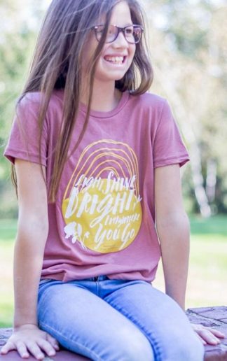 850012726166 Light Shine Bright Youth (Small T-Shirt)