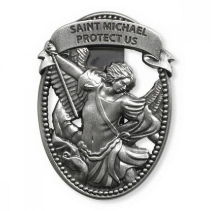 886083311314 Visor Clip Saint Michael