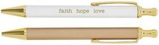 886083952746 Faith Hope Love Pen Set