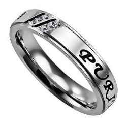 951249515858 Girls Luxury Purity (Size 5 Ring)