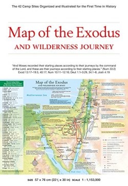 9780794606442 Map Of The Exodus And Wilderness Journey