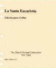 9780898691443 Santa Eucaristia Altar Edition - (Spanish)