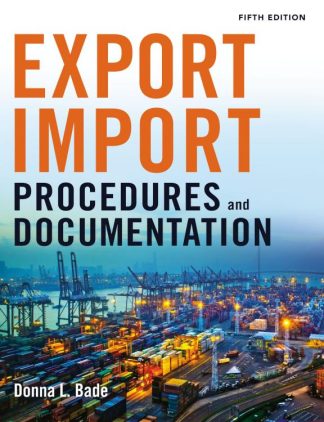 9781400242399 Export Import Procedures And Documentation