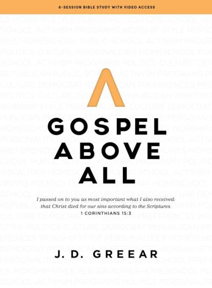 9781430095583 Gospel Above All Bible Study Book With Video Access (Student/Study Guide)