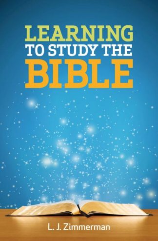 9781501871061 Learning To Study The Bible Participant Book (Student/Study Guide)