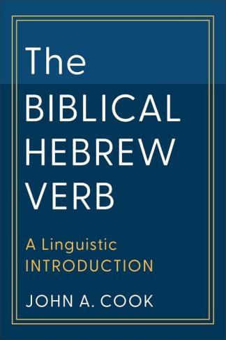 9781540961129 Biblical Hebrew Verb