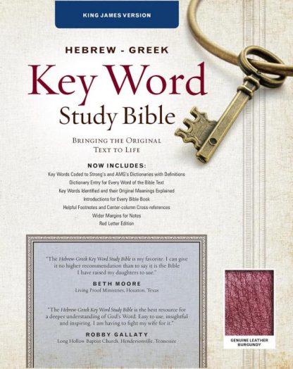 9781617159848 Hebrew Greek Key Word Study Bible