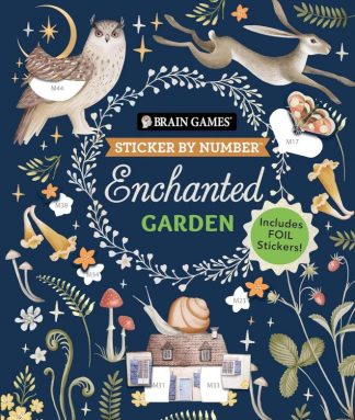 9781639384785 Sticker By Number Enchanted Garden