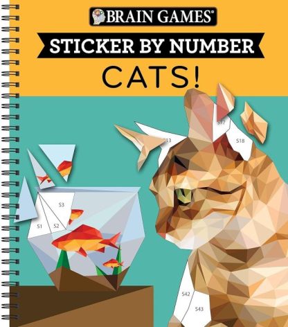 9781640304871 Sticker By Numbers Cats