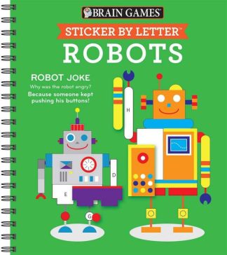 9781640307391 Sticker By Letter Robots