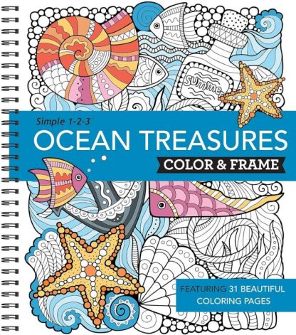 9781645582182 Color And Frame Ocean Treasures