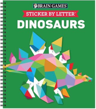 9781645584896 Sticker By Letter Dinosaurs