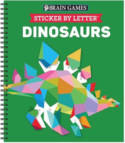 9781645584896 Sticker By Letter Dinosaurs