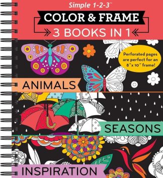 9781680222449 Color And Frame 3 Books In 1 Animals Season Inspiration