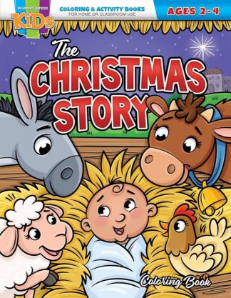 9781684345298 Christmas Story Coloring Book Ages 2-4