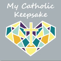 9781735440569 My Catholic Keepsake Memory Book Sacred Heart Cover