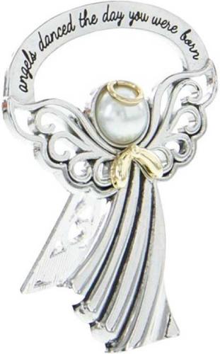 089945629651 Rhodium Bedside Angel Baby (Figurine)