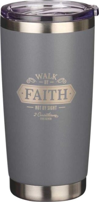 1220000322141 Walk By Faith Not By Sight Stainless Steel Mug