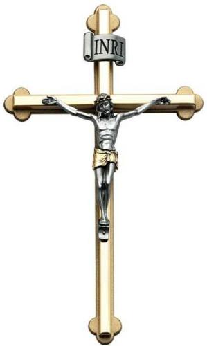 785525022415 2 Tone Crucifix