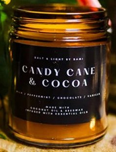 850066325360 Candy Cane And Cocoa Candle