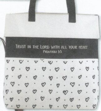 886083576744 Proverbs 3:5 Inspirational Handbag